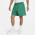 thumbnail image 1 of Men's Nike Club Woven Flow Shorts Color: Malachite Green Size: L, 1 of 4