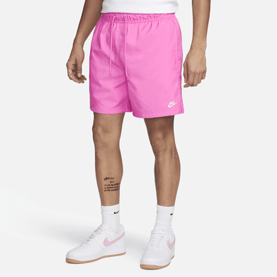 Men's Nike Club Woven Flow Shorts Color: Playful Pink Size: M