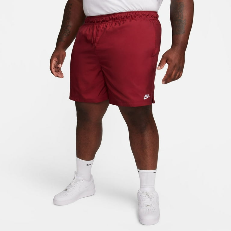 Men s Nike Club Woven Flow Shorts Color Team Red Size XL Walmart