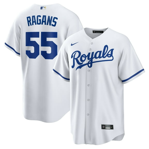 Men's Nike Cole Ragans White Kansas City Royals Home Replica Jersey