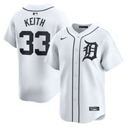 Men's Nike Colt Keith White Detroit Tigers Home Limited Player Jersey