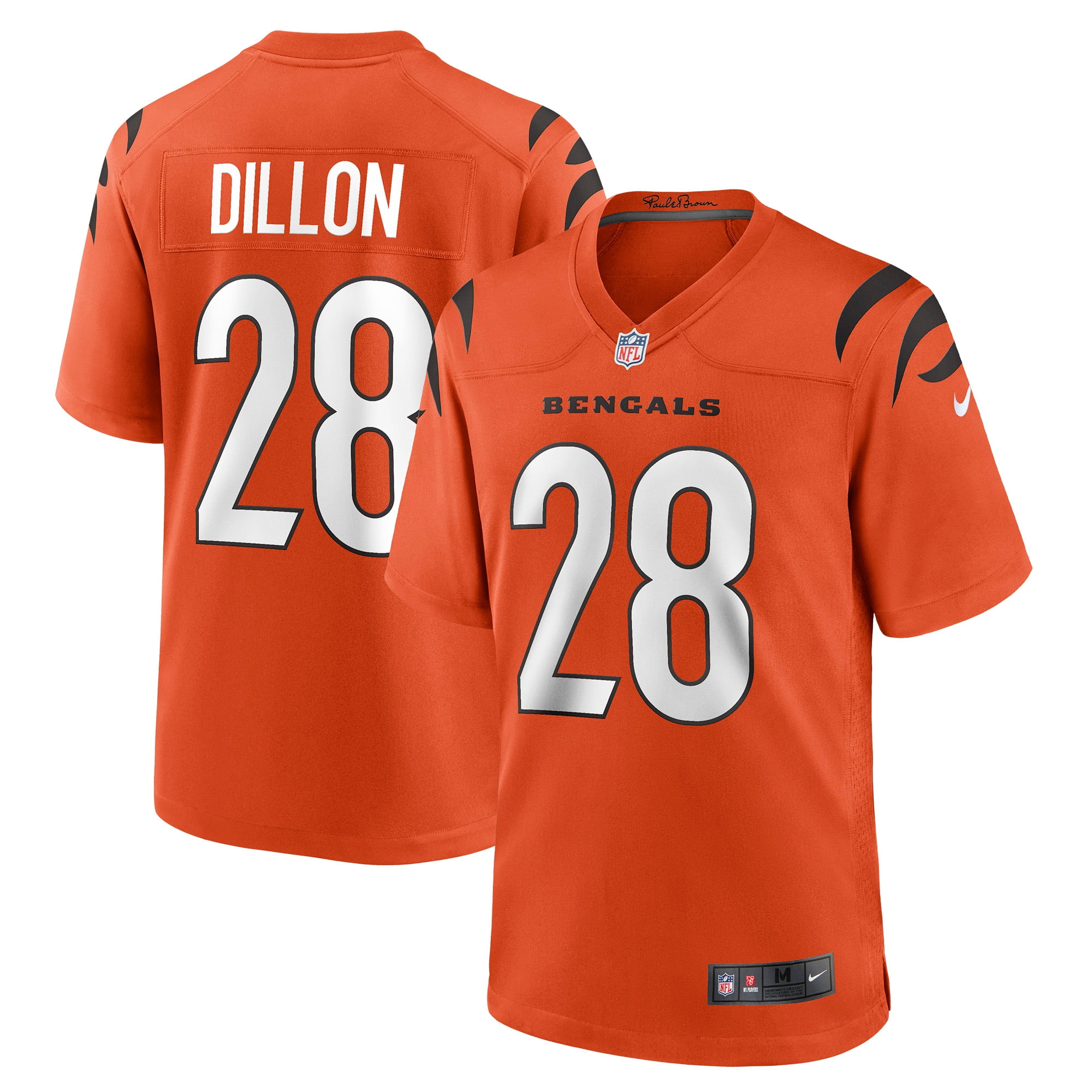 Men's Nike Corey Dillon Orange Cincinnati Bengals Retired Player