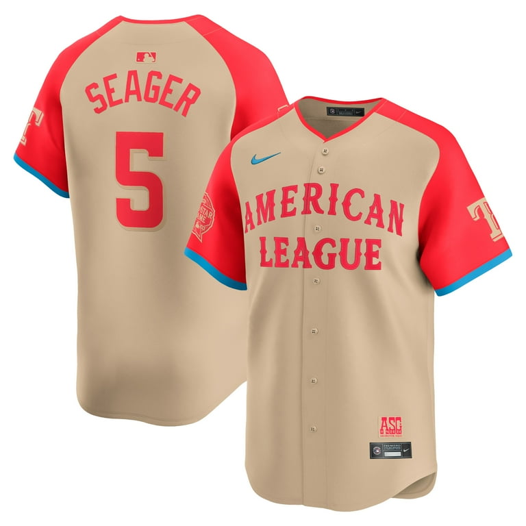 Men s Nike Corey Seager Cream American League 2024 MLB All Star Game Limited Player Jersey Walmart