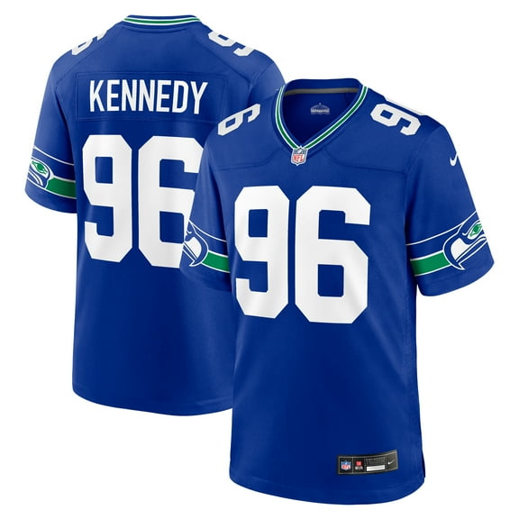 Men's Nike Cortez Kennedy Royal Seattle Seahawks Retired Player Alternate Game Jersey