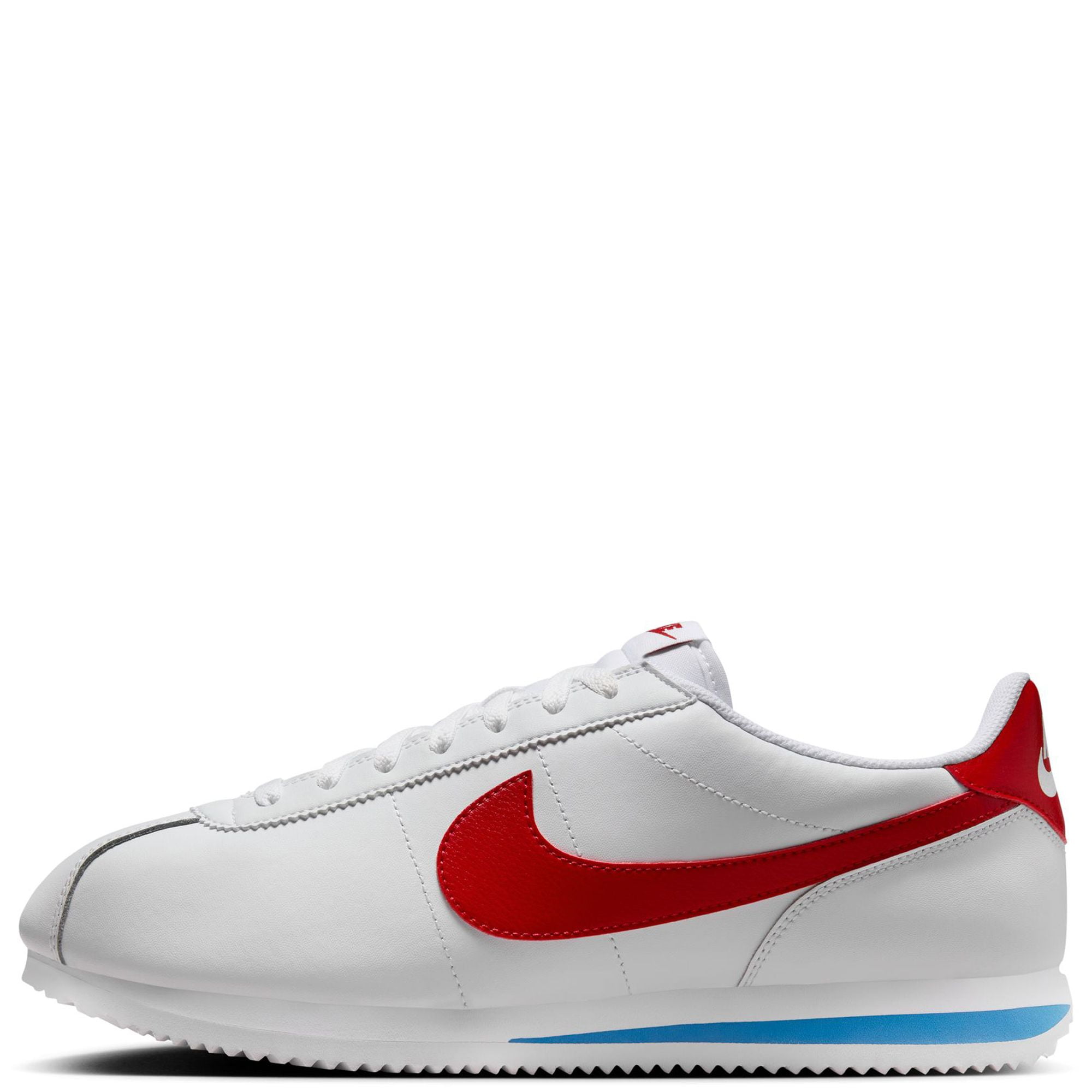 Men's Nike Cortez White/Varsity Red-Varsity Blue (DM4044 108) - 10