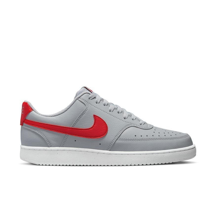 Men's Nike Court Vision LO NN Wolf Grey/University Red-White