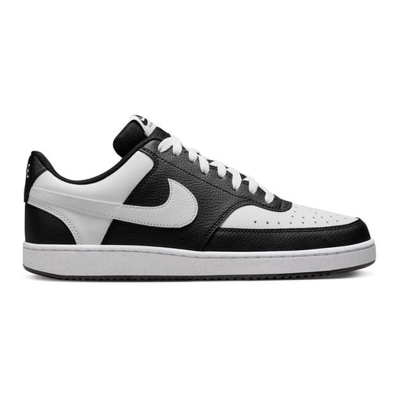 Men's Nike Court Vision Low Sneakers Color: Black White Size: 10.5