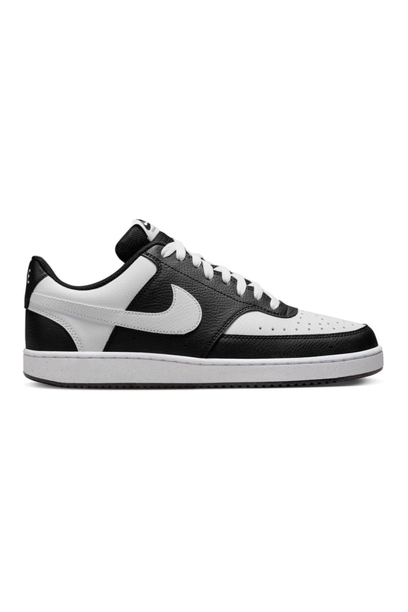 Men's Nike Court Vision Low Sneakers Color: Black White Size: 12