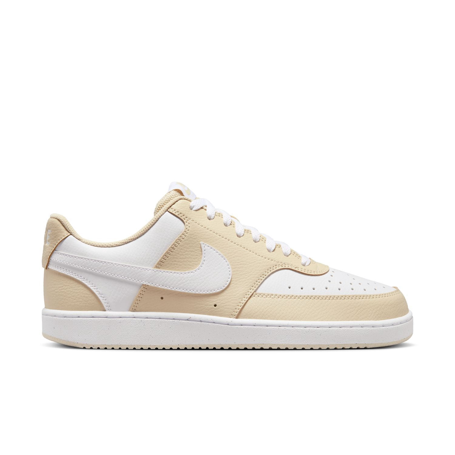 Men's Nike Court Vision Low Sneakers Color: Lt Khaki White Size: 10.5