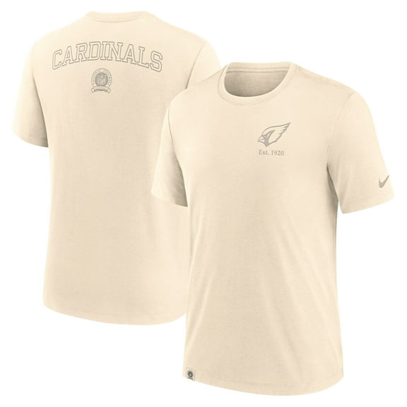 Men's Nike Cream Arizona Cardinals Glory Tri-Blend T-Shirt