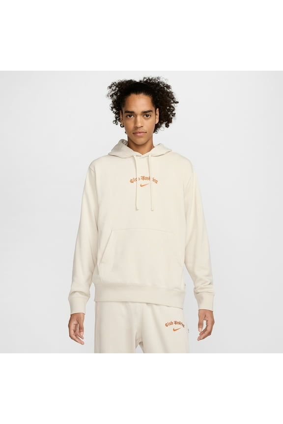 Men's Nike Cream Club America CA x CA Club Fleece Pullover Hoodie