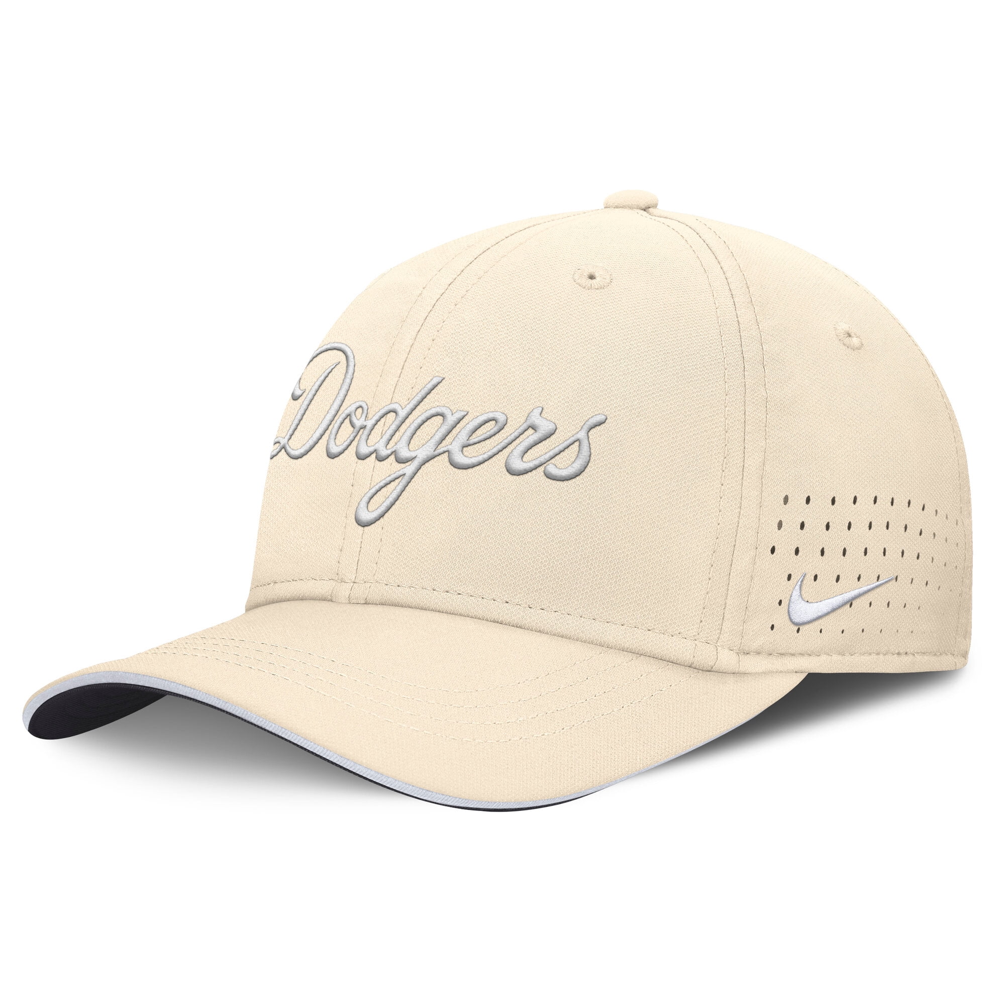 Cream Dodgers Hat