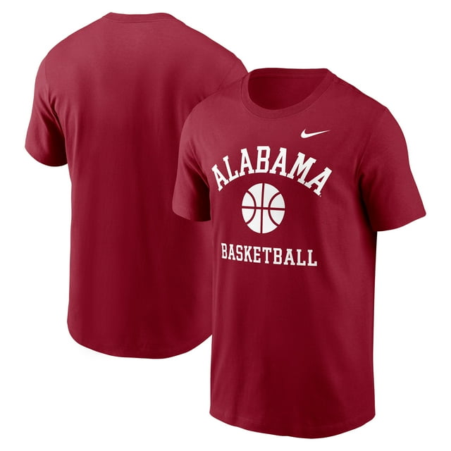 Men's Nike Crimson Alabama Crimson Tide Basketball Icon T-Shirt