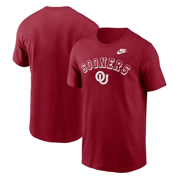 Men's Nike Crimson Oklahoma Sooners Legacy Nickname T-Shirt