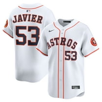 Men's Nike Cristian Javier White Houston Astros Home Limited Player Jersey