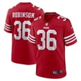 thumbnail image 1 of Men's Nike Curtis Robinson  Scarlet San Francisco 49ers  Game Jersey, 1 of 6