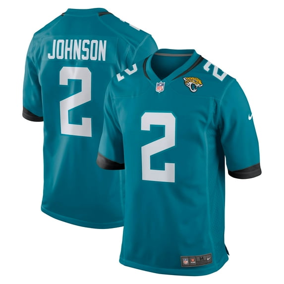 Men's Nike D'Ernest Johnson Teal Jacksonville Jaguars Team Game Jersey
