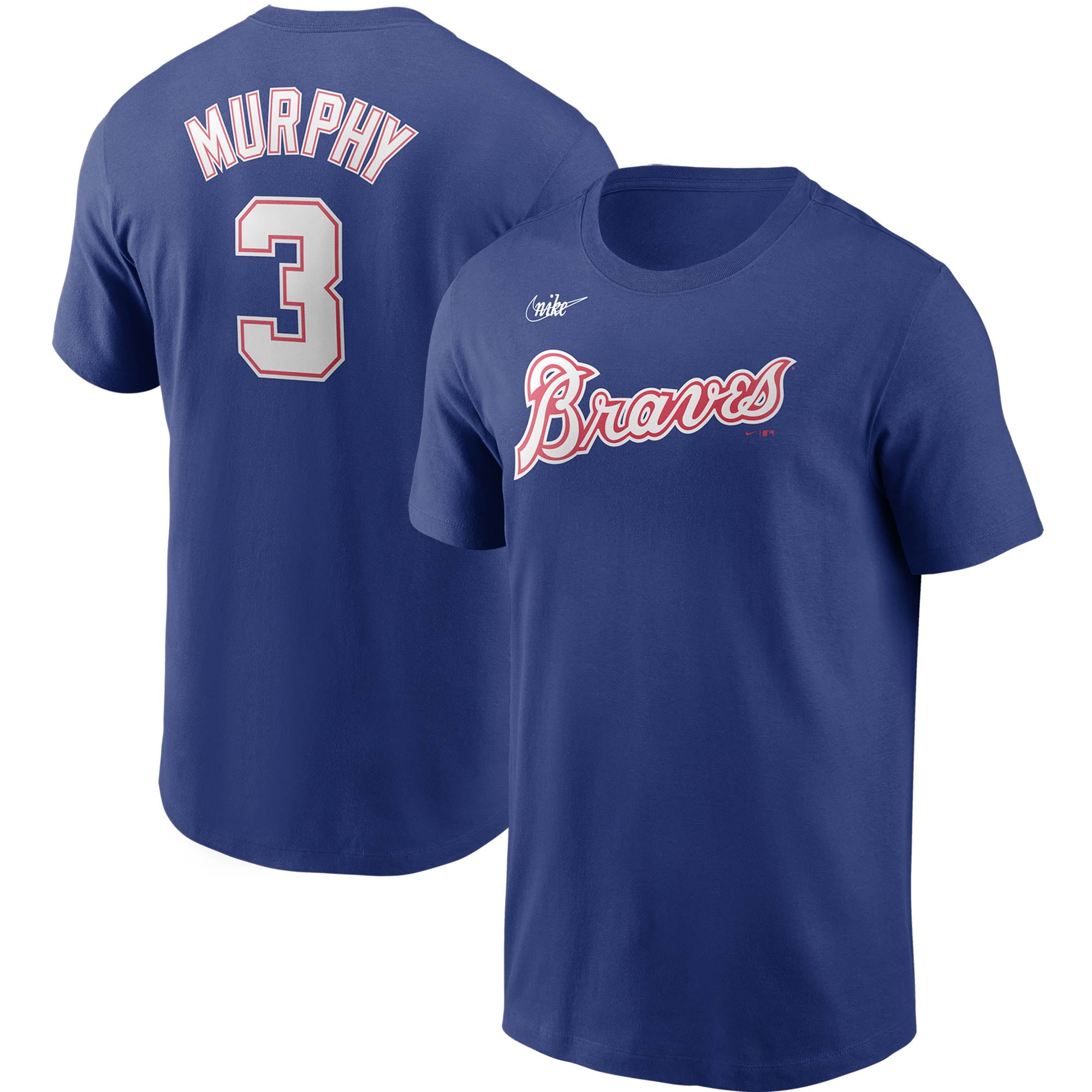 Men's Nike Dale Murphy Royal Atlanta Braves Cooperstown Collection Name &  Number T-Shirt 
