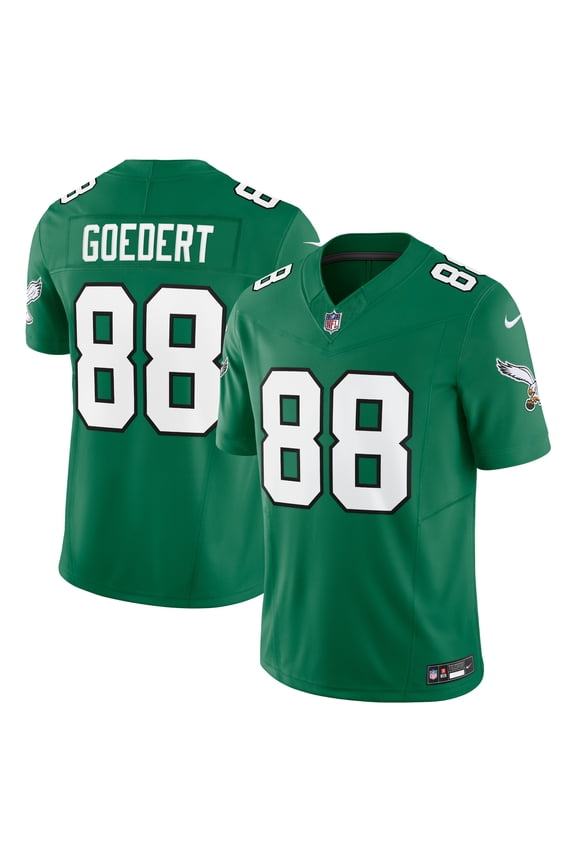 Men's Nike Dallas Goedert Kelly Green Philadelphia Eagles Vapor F.U.S.E. Limited Jersey