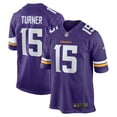 thumbnail image 1 of Men's Nike Dallas Turner Purple Minnesota Vikings  Player Game Jersey, 1 of 6
