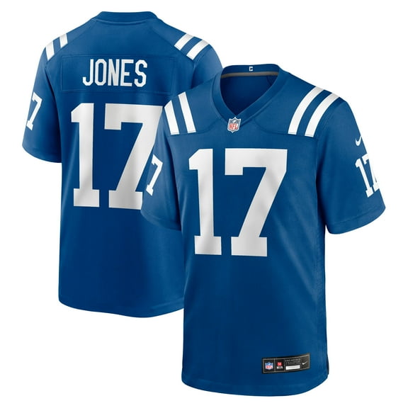 Men's Nike Daniel Jones  Royal Indianapolis Colts Team Game Jersey