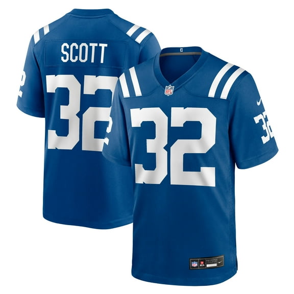 Men's Nike Daniel Scott  Royal Indianapolis Colts Team Game Jersey