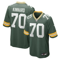 Men's Nike Darian Kinnard Green Green Bay Packers Team Game Jersey