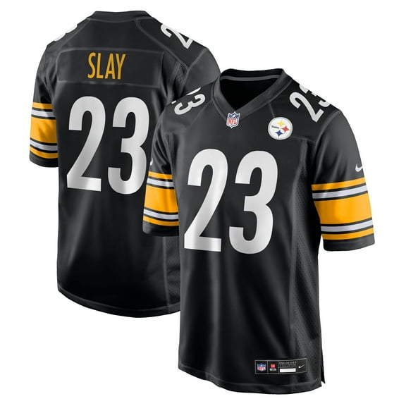 Men's Nike Darius Slay  Black Pittsburgh Steelers Team Game Jersey