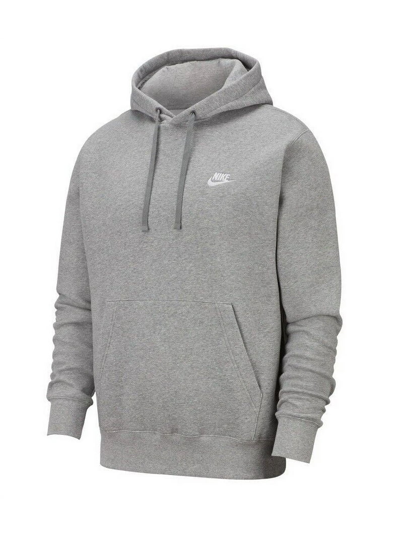 ナイキ メンズ パーカー Nike Club Pullover Hoodie フーディー プルオーバー Dark Grey Heather/White Men's Nike Sportswear Club Fleece Pullover Hoodie Color: Dark Gray