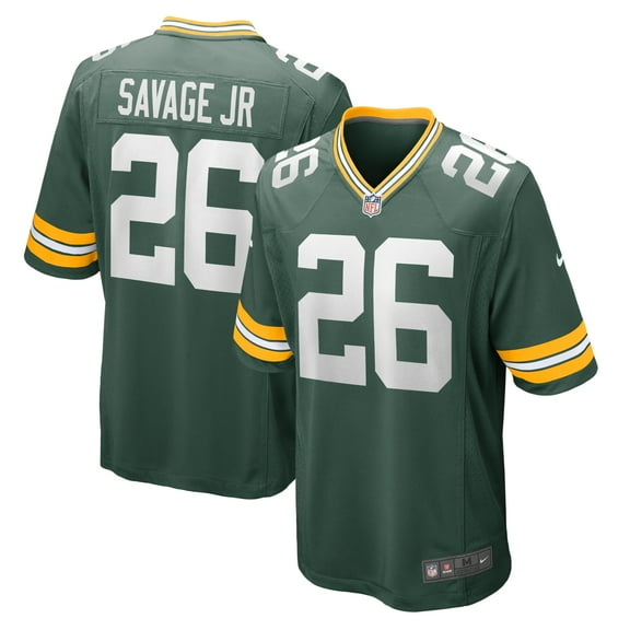 Men's Nike Darnell Savage Jr. Green Green Bay Packers Game Team Jersey