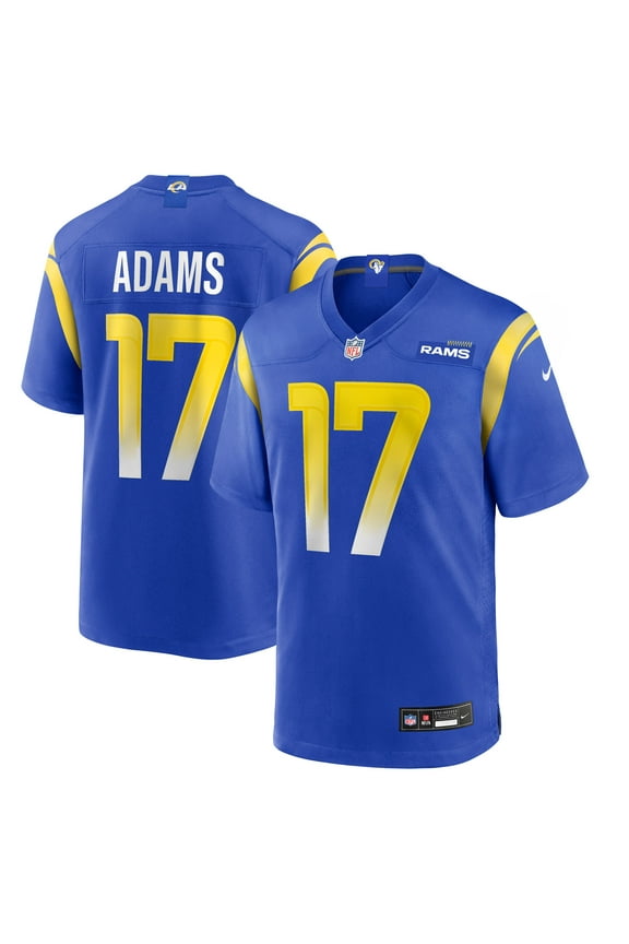Men's Nike Davante Adams Royal Los Angeles Rams Game Player Jersey