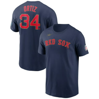 Men's Boston Red Sox David Ortiz Mitchell & Ness White 2004 Cooperstown  Collection Home Authentic Jersey