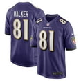 thumbnail image 1 of Men's Nike Devontez Walker  Purple Baltimore Ravens Team Game Jersey, 1 of 3