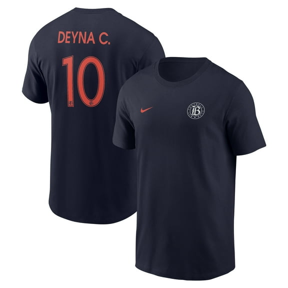 Men's Nike Deyna Castellanos Navy Bay FC Core Crew Neck T-Shirt