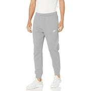 Mens Nike Dk Grey Heather/Matte Silver/Wht Sportswear Club Joggers BV2671 063 - S