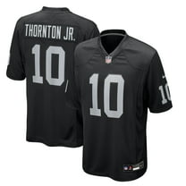 Men's Nike Dont'e Thornton Jr.  Black Las Vegas Raiders Team Game Jersey