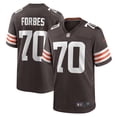 thumbnail image 1 of Men's Nike Drew Forbes  Brown Cleveland Browns Team Game Jersey, 1 of 6