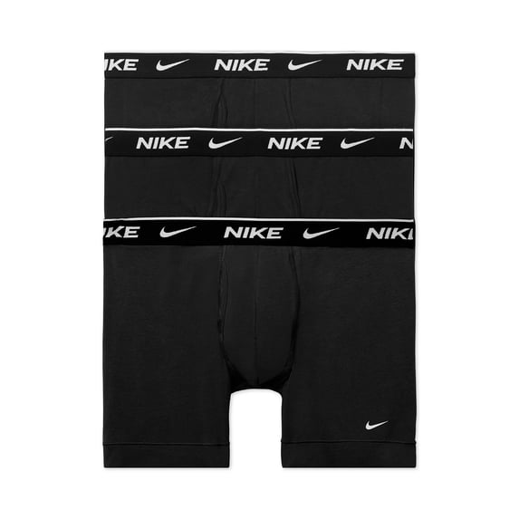 Nike Men's Essential Cotton Stretch W/Fly Boxer Brief 3pk Underwear M