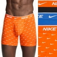 thumbnail image 1 of Men's Nike 3-Pack Dri-FIT Essential Cotton Stretch 6" Boxer Briefs Color: Koi Size: M, 1 of 4