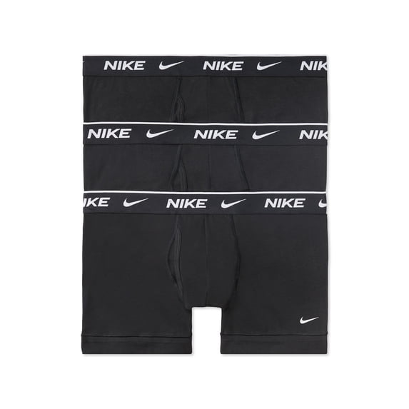 Men's Nike KE1166 Dri FIT Cotton Stretch Trunk - 3 Pack (Black L)