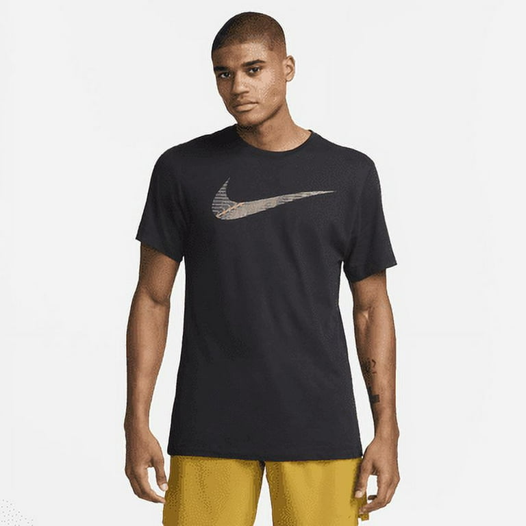 Men s Nike Dri FIT Fitness Tee Color 010 Black Size XXL Walmart