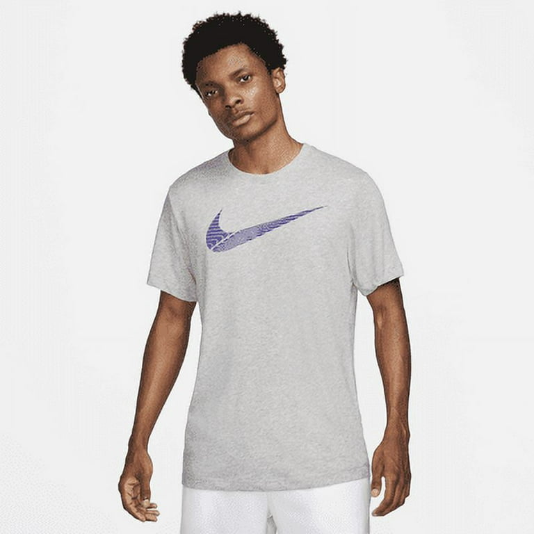 Nike Dri FIT Men s Fitness T Shirt Color Dark Grey Heather Size XXL