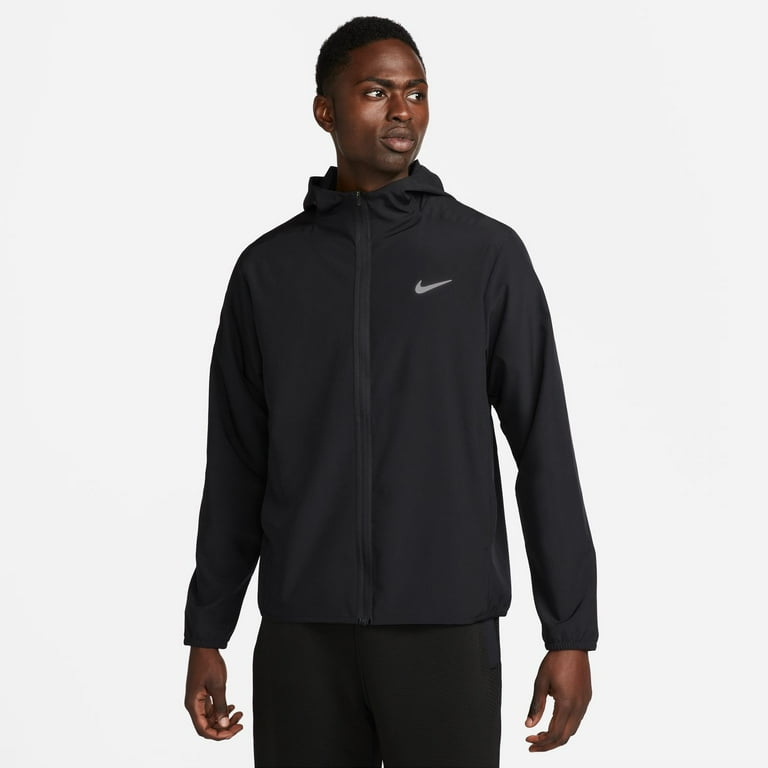 Men s Nike Dri FIT Form Hooded Jacket Color Black Size XL