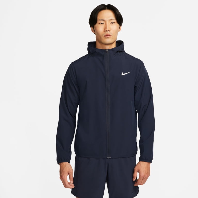 Men's Nike Dri-FIT Form Hooded Jacket Color: Obsidian Size: S