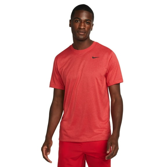 Men's Nike Dri-FIT Legend Fitness Tee Color: Sport Red Clay Black Size: L