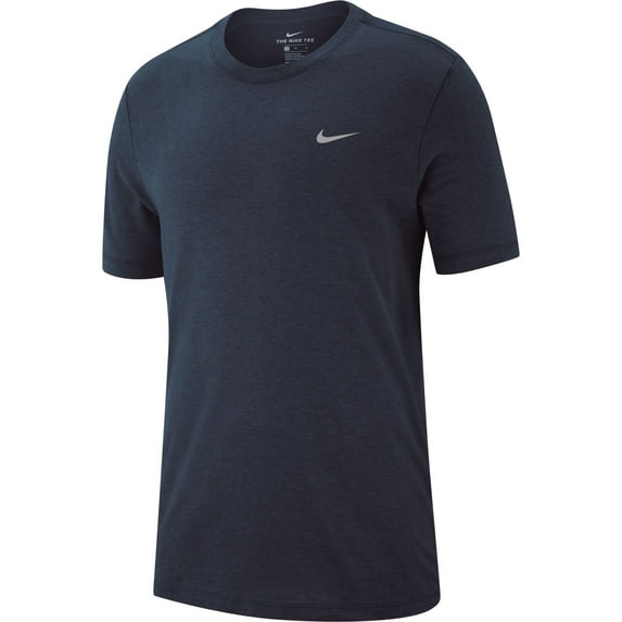 Nike Men's Dri-fit Training T-shirt (Obsidian Heather, L)