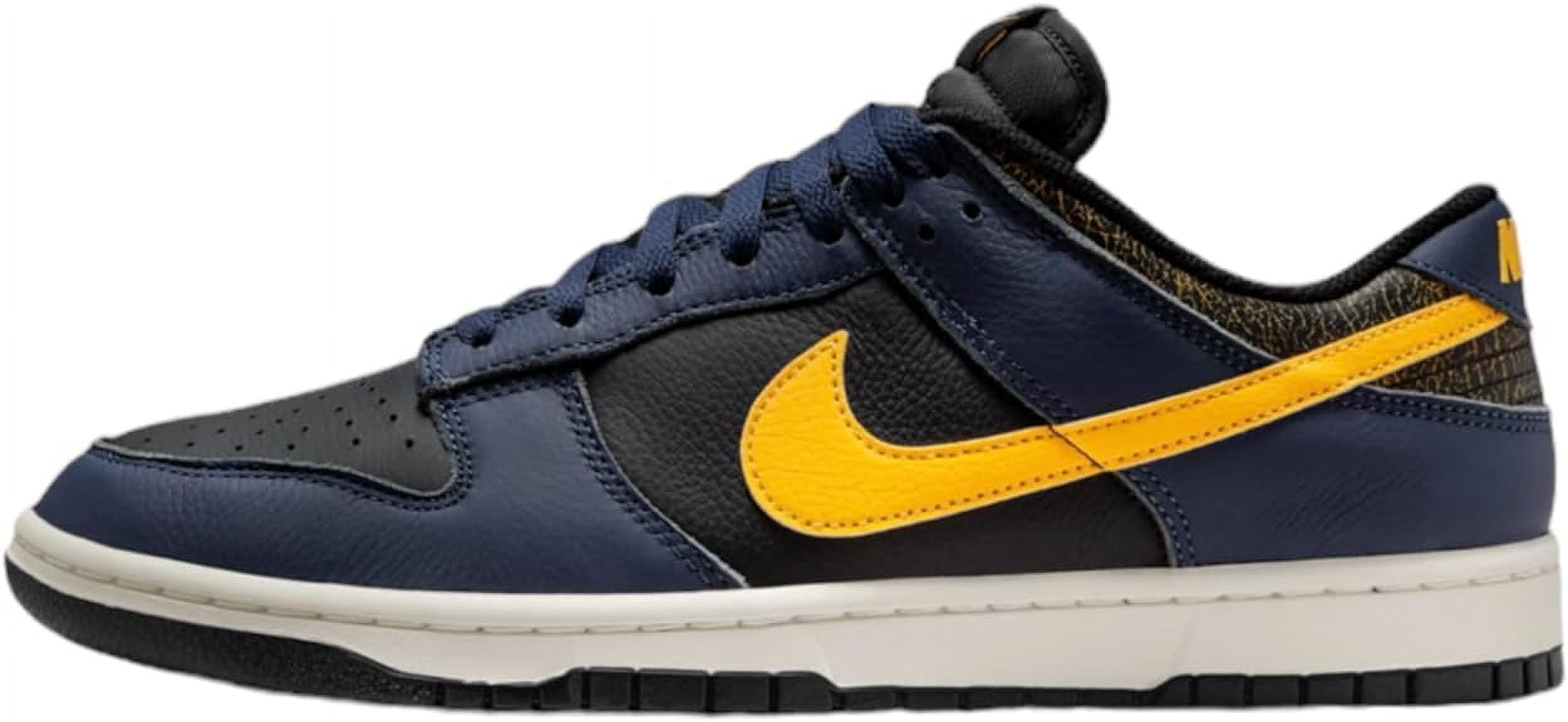 Men's Nike Dunk Low Retro Black/Tour Yellow (FZ4014 010) - 9.5