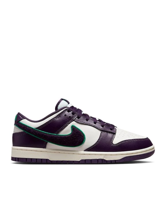 Men's Nike Dunk Low Retro "Chenille Swoosh" Sl/Grand Prple (DQ7683 100) - 10