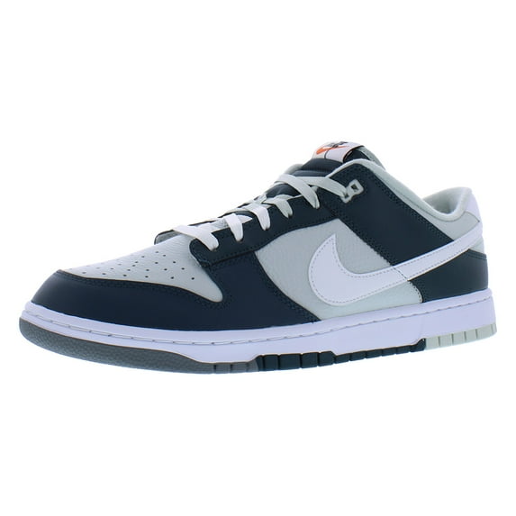 Men's Nike Dunk Low Retro PRM Deep Jungle/Wht-Light Silver (FB8896 300) - 10