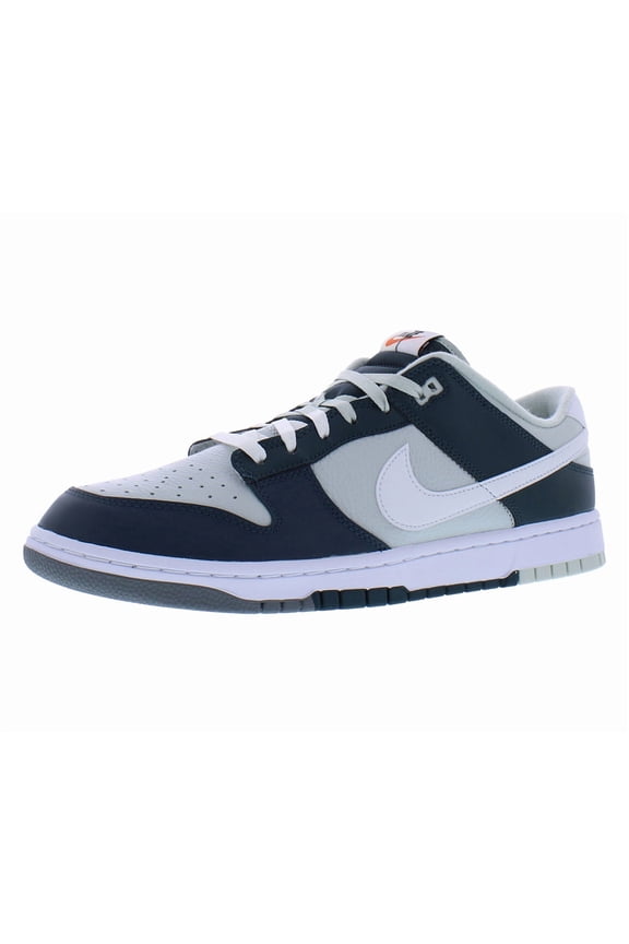Men's Nike Dunk Low Retro PRM Deep Jungle/Wht-Light Silver (FB8896 300) - 12